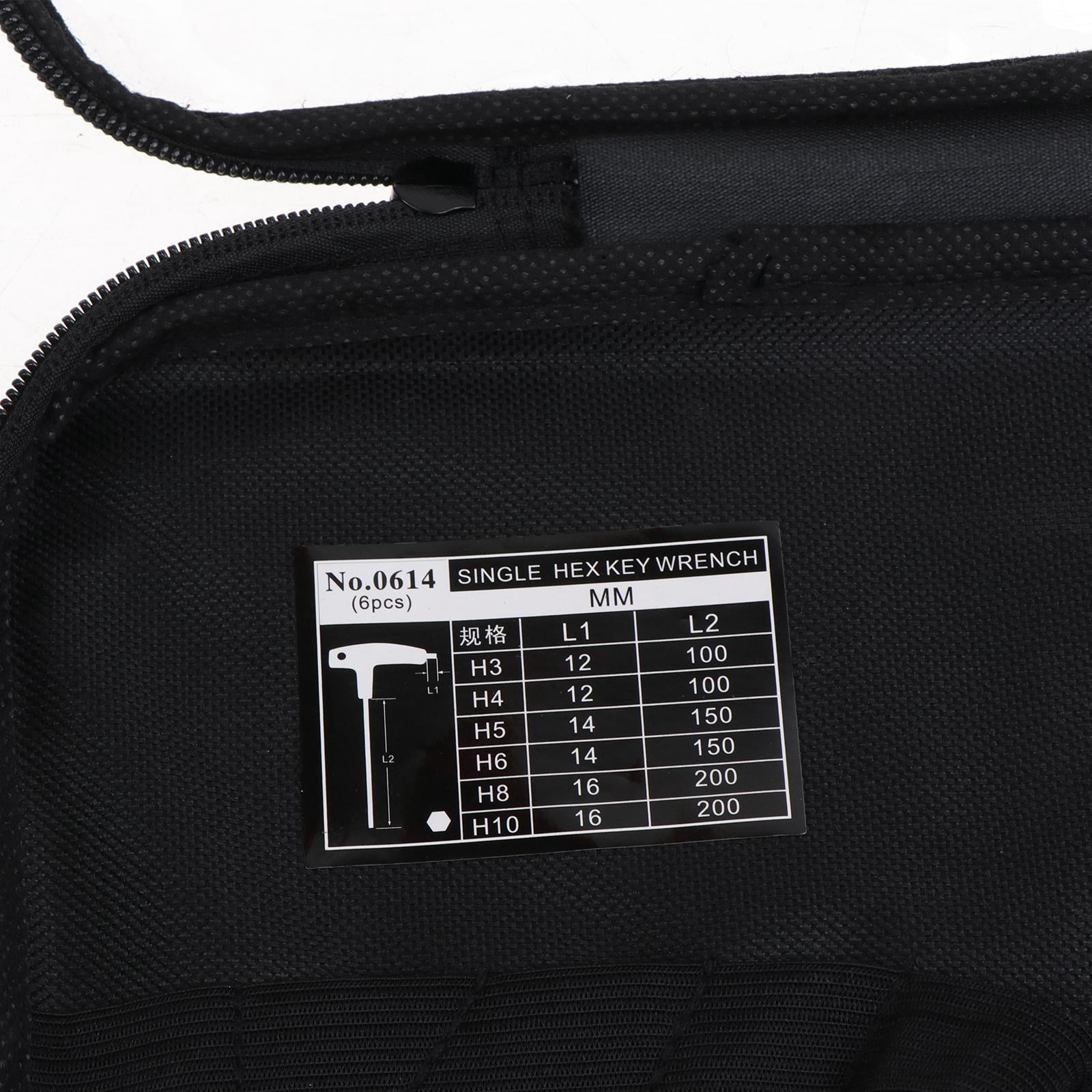CEORPER 6 Pieces T-handle Allen Wrench Set Portable Allen for Key Set for Basic Home Rep