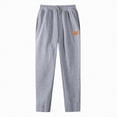 thumbnail image 5 of Ccpelsie Men's Spring Sweatpants Open Bottom Baggy Sweat Pants for Mens Straight Leg Gym Cargo Sweats Lounge Pants with Pockets(Light Gray,M), 5 of 9