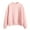 Pink, variant on VANLOFE Women's Solid Color Long Sleeve Sweatshirt Crewneck Sweatshirt for Women Women's Soft Warm Red Sweatshirt XL
