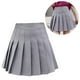 thumbnail image 3 of Falda Plisada De Mujer De Cintura Alta Mini Falda De Patinadora De Tenis Uniformes Gris L SM SunniMix Minifaldas de cintura alta, 3 of 7