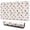 Christmas Santa Candy, variant on 47.3x23.6 Inch Gaming Mouse Pad, Non-Slip Stitched Rubber Desk Mat for Desktop & Laptop,Christmas Santa Face White Pattern