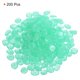 thumbnail image 3 of Uxcell 200 Pack Rocas Brillantes 0.51''-0.67'' Piedras Brillantes en la Oscuridad Decoración DIY Decorativa Verde Claro, 3 of 7