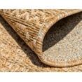thumbnail image 4 of Unique Loom Outdoor Modern Collection Area Rug - Links (6' Round Light Brown/Brown), 4 of 7