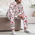 thumbnail image 7 of Salouo Caring Cow Print Button-Front Long Sleeve Pajama Set for Men, Soft 2Pjs Men's Long Sleeve Sleepwear-XX-Large, 7 of 7