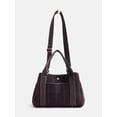 thumbnail image 2 of Free Assembly Women’s Plaid Medium Tote Handbag, Dark Brown, 2 of 5