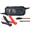 thumbnail image 1 of 1500mA Cargador de batería de motocicleta 12V Mantenedor automático de herramientas de carga de batería, 1 of 8