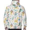 thumbnail image 7 of Lsque Cartoon Animals Pattern Casual Men's Hoodie,Hooded Sweatshirt with Kangaroo Pocket,Pullover Hoodie-Small, 7 of 7