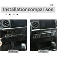 thumbnail image 3 of TINKI Fit for Tacoma 2015 2016 2017 2018 2019 2020 2021 2022 Car ABS A/C Central Control Decorative Strip Under Dual Flash Switch 1 Piece Set, 3 of 8
