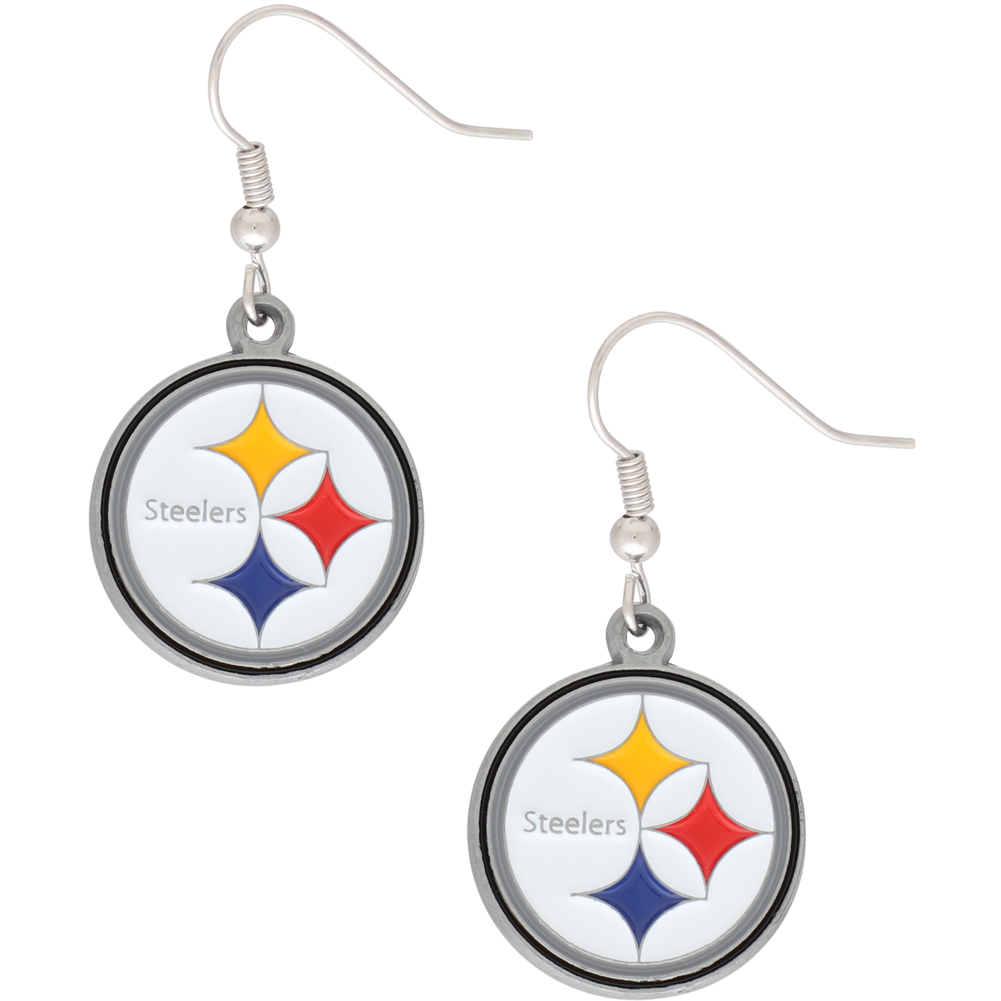 Pittsburgh Steelers Dangle Earrings No Size