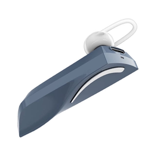 ZLight Traduction Multilingue Écouteur Rechargeable Sans Fil Compatible Bluetooth Traducteur Écouteur Casque Portable Voix Gris