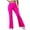 Hot Pink, variant on ibuvkizy Flare Leggings for Women,Fashion Casual Women Printed Gradient Span Ladies High Waist Wide Leg Trousers Yoga Pants Long Pants Black,L