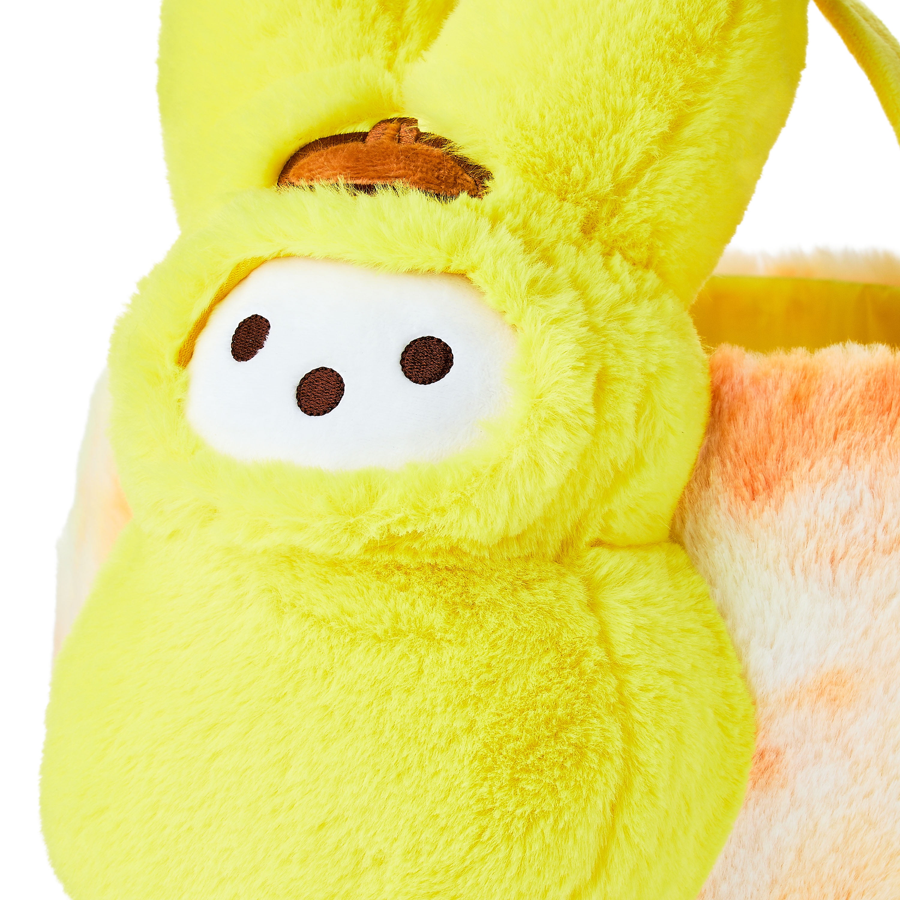 Peeps X Pompompurin Plush Easter Basket , 11In Orange and Yellow