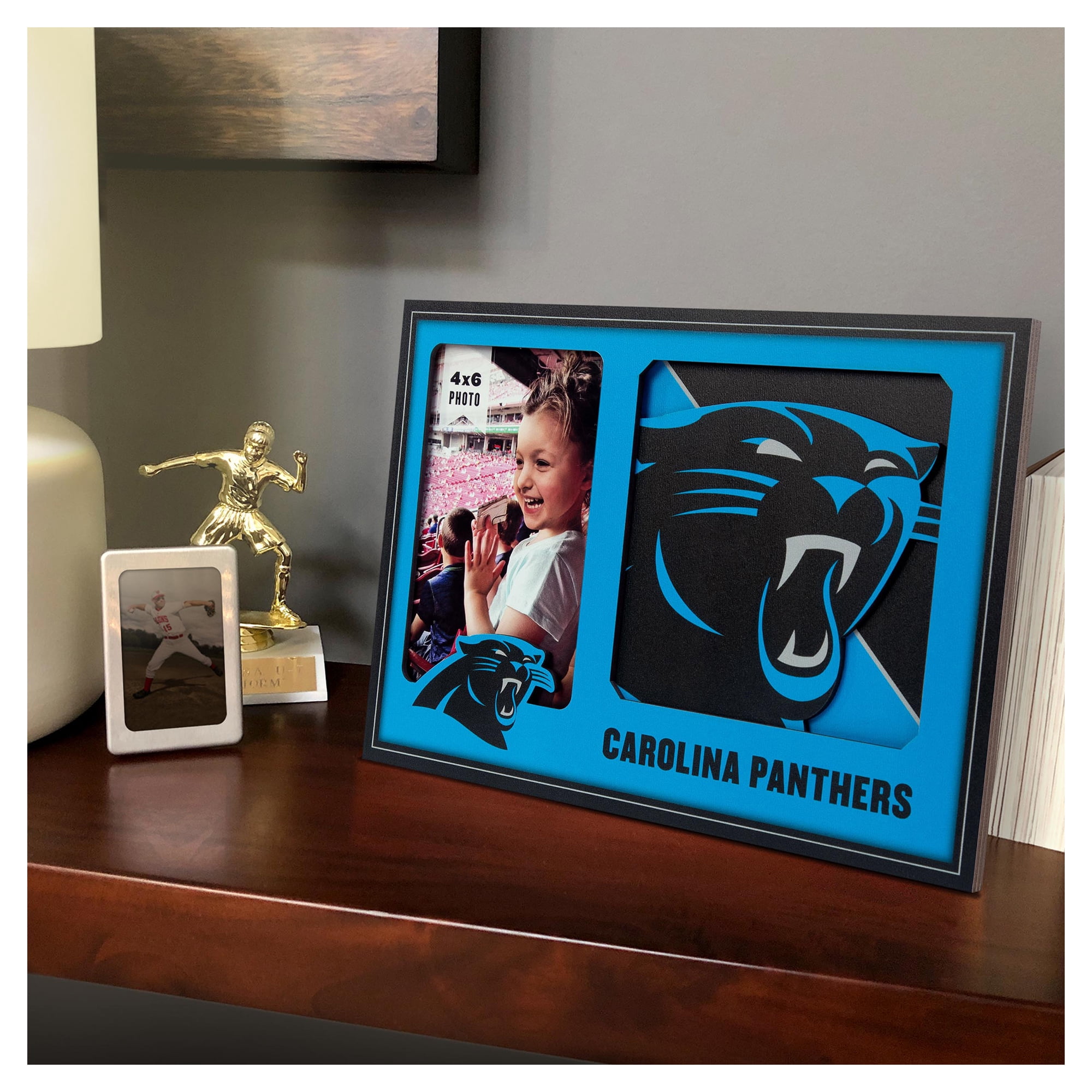 IDNA Carolina Panthers 3D Logo Series Picture Frame