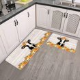 thumbnail image 6 of Pumpkin Cow Fall Farmhouse Seasonal Kitchen Mats Set of 2-17x29 and 17x47 Inch,Decorative Non Slip Backing Floor Rugs for Home Kitchen, 6 of 6