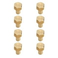 thumbnail image 1 of ZOUSSIQI RC Nut Kit, 8Pcs Standard Size Gold Wear Brass RC Tire Lock Nut Fine Workmanship for SCX24 (8mm) CA919-55005, 1 of 9