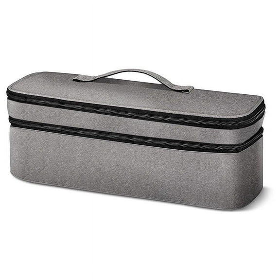 Double Layer Travel Hair Dryer Organizer Curling Wand Organizer Bag