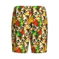 thumbnail image 2 of Haiem Kittens With Maple Leaves Men's Pajama Short with Soft Woven Cotton Elastic Waistband Sleep Short-Medium, 2 of 9