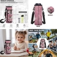thumbnail image 6 of HUIACONG Rose Horse Kids Backpack Set 4-IN-1 All-in-One Kit for Boys Girls Age 6-10 Detachable Lunch Bag Pencil Case Water Bottle Holder Lightweight Daily Use Bag, 6 of 7
