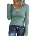 thumbnail image 1 of Tee-Shirt à Manches Courtes pour Femmes, T-Shirts de Sport à Manches Longues pour Femmes, Hauts pour Femmes, T-Shirts d'Entraînement pour Femmes, T-Shirts Ajustés pour Femmes, Col Roulé pour Femmes, Manches Longues, 1 of 3