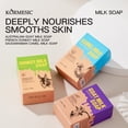 thumbnail image 5 of Xihbxyly Jabón de Leche con Fragancia, Barra de Limpieza Profunda y Nutrición, Aroma Refrescante, para Todo Tipo de Piel, Tamaño Ideal para Viajes, Rutina de Belleza Diaria, 5 of 5