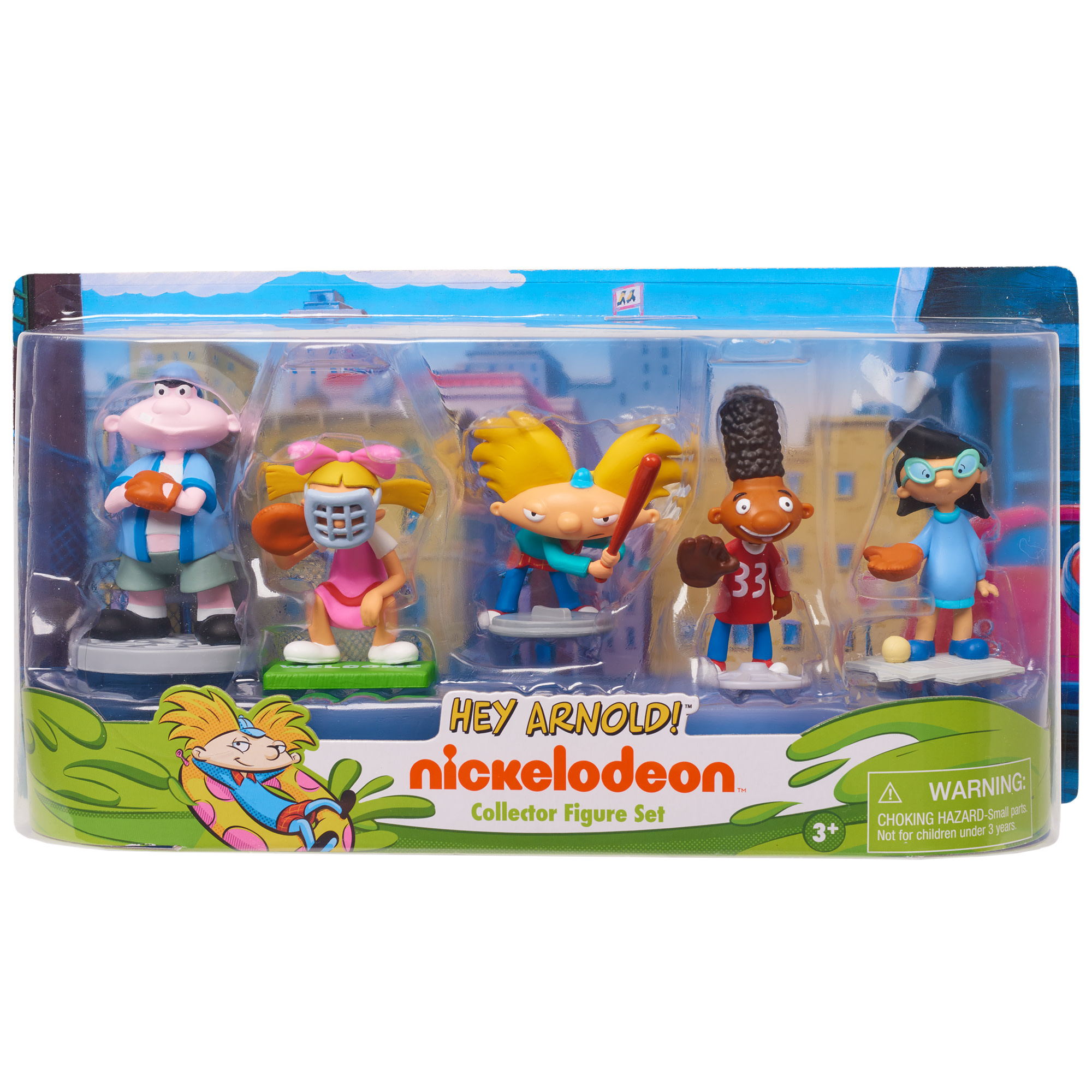 Hey Arnold Nickelodeon Collector Figure Set 5 by Just Play Brand New in Box...