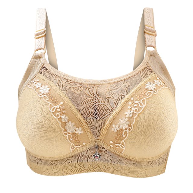 Moda de mujer Tallas grandes Sin alambre Cómodo Empuje hacia arriba Ahueca hacia fuera la ropa interior del sujetador Fridja nalpqowj32504