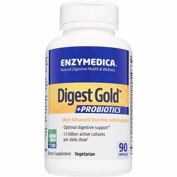 Enzymedica - Digest Gold + Probiotics | Multiple Sizes