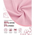 thumbnail image 2 of MecTo Cotton Thongs for Women, No Show Thongs Low Rise Ladies Panties, 6-Pack, Sizes S to 2XL, 2 of 7