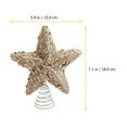 thumbnail image 3 of HEATSHAKING Christmas Tree Topper 1Pcs 7.1X5.9X1.6In, 3 of 4
