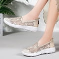 thumbnail image 6 of YOUYEDIAN Womens Orthopedic Shoes Arch Support Non Slip Slip on Nurse Shoes Breathable Mesh Stretch Business Casual Shoes Comfortable 2026 New Foam Shoes (Beige), 6 of 7