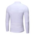 thumbnail image 2 of Camiseta De Cuello Alto Manga Larga Cómoda Hombre Playera, 2 of 4