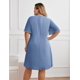 thumbnail image 3 of Vestidos Hanna Nikole, talla grande, invitada a la boda, verano 2025, 3 of 7