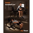 thumbnail image 2 of Professional Leg Press Machine, 88 lbs Heavy Duty Carbon Steel Strength Training Equipment for Home Gym, Compact Lower Body Workout Station, 2 of 8