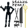 thumbnail image 3 of T13 Action Figure Set - 7 PCS(Assembly Completed) 3D Printed Multi-Jointed Movable Robot Dummy Set with Full Articulation for Stop Motion Animation, 3 of 8