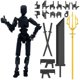 thumbnail image 2 of Mobile Doll Set, 3D Printed Titan Robot Mobile Doll, Posable Mobile Doll, Suitable For Collectors, Desktop Decoration, 2 of 5