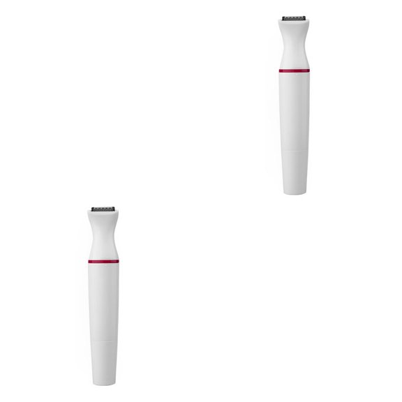 Soidarity Recortador de cejas eléctrico para mujer, dispositivo de afeitado eficiente multiusos para el hogar, afeitadora de cejas, accesorio Como se muestra 2piezas