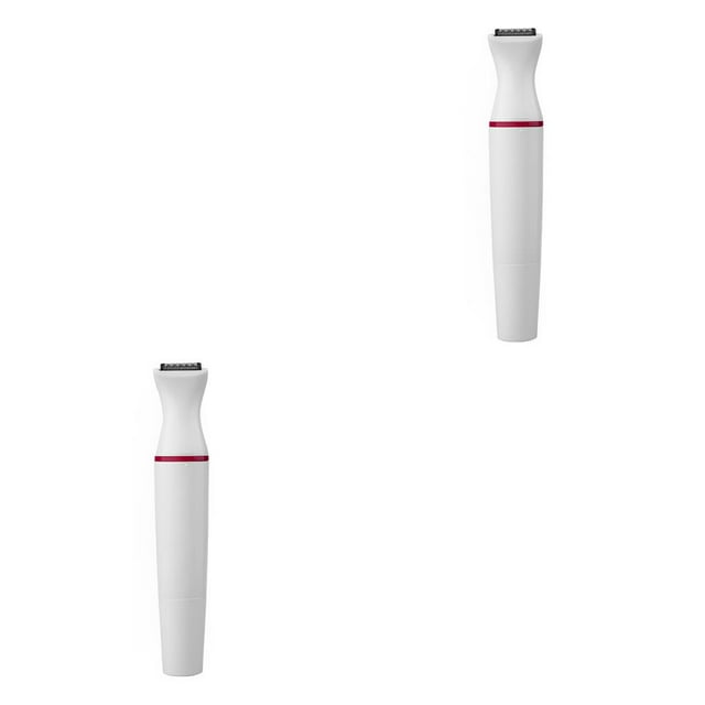 Maoww Electric Eyebrow Trimmer Multipurpose Brows Shaver Facial Hair Remover As shown 2Set