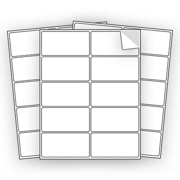 EcoSwift Brand Premium Self Adhesive Shipping Labels for Laser & Inkjet Printers, 2 in. x 4 in., 10 UP, White, Pack of 150 Labels, 15 sheets