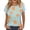 Multicolor, variant on MEICHEN Women's Fashionable Casual Comfort Printed Short Sleeve Top Loose Summer T Shirts for Women