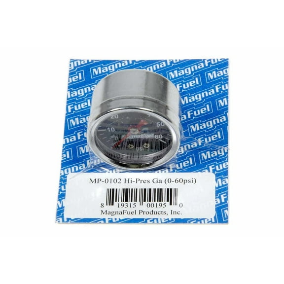 Magnafuel/Magnaflow Fuel Systems High Pressure Fuel Gauge 0-60psi