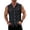 38# Black, variant on Men's Sleeveless Button Up Shirts Collared Casual Summer Vest with Chest Pockets Office Vacation Tops Blue XL