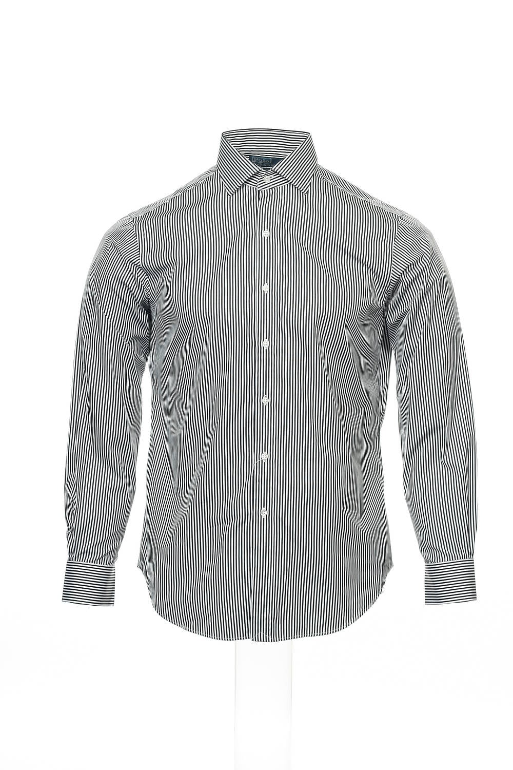 mens black polo dress shirt