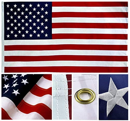 Galapagoz 2x3 feet American Flag Independence Day Grommets 2 Pack USA United States of America US Flags Galapagoz 2x3 feet American Flag Independence Day Grommets 2 Pack USA United States of America US Flags
