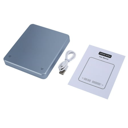 

Precision Electronic Scale LED Display Built-in Auto Timer Pour Over Espresso Smart Coffee Scale Kitchen Scales 3Kg