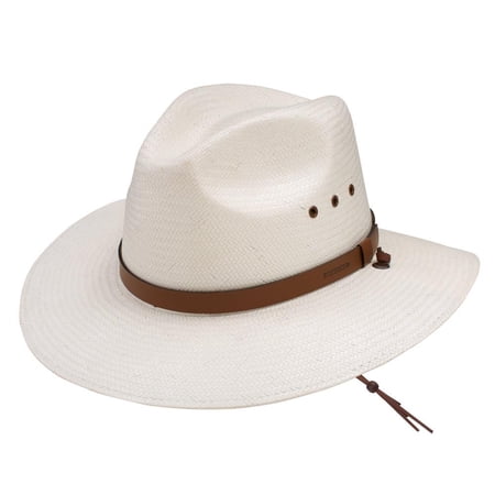 Stetson Hats Mens Stetson Los Alamos Straw Outdoor Hat XL Natural