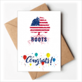 thumbnail image 1 of American Flag Root Faly Wedding Cards Congratulations Greeting Envelopes, 1 of 3