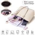 thumbnail image 7 of Bagsure Women Handbags Fashion Tote Shoulder Bags Casual Crossbody Bags for Women Handbag Set 4pcs, 7 of 7