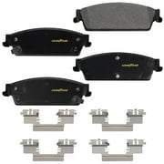 Goodyear Brakes GYD1194 Truck and SUV Carbon Ceramic Rear Disc Brake Pads Set