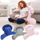 thumbnail image 1 of Fiudx Almohada Grande para El Respaldo, Cojín de Terciopelo Suave, Diseño Ergonómico, Comodidad Lujosa para Sofá y Cama, Fácil de Instalar y Limpiar, Decoración para El Hogar, Uso Versátil, Elegante, 1 of 6