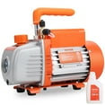 thumbnail image 1 of VEVOR 1/5 HP Single Stage Vacuum Pump, 3.5 CFM, 120V AC Air Conditioning Conditioner Vacuum Pump, 1/4" SAE Male 1/2" ACME Male Inlet, for HVAC Repair, Refrigeration Maintenance, Resin Degassing, 1 of 9